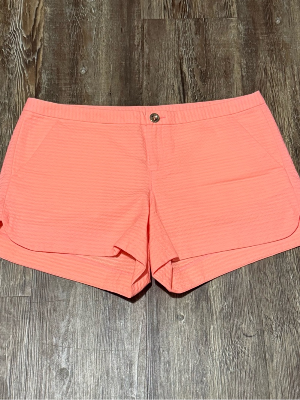 Lily Pulitzer Adie Shorts Women's 4 Spring Wear in Coral Pink Wash